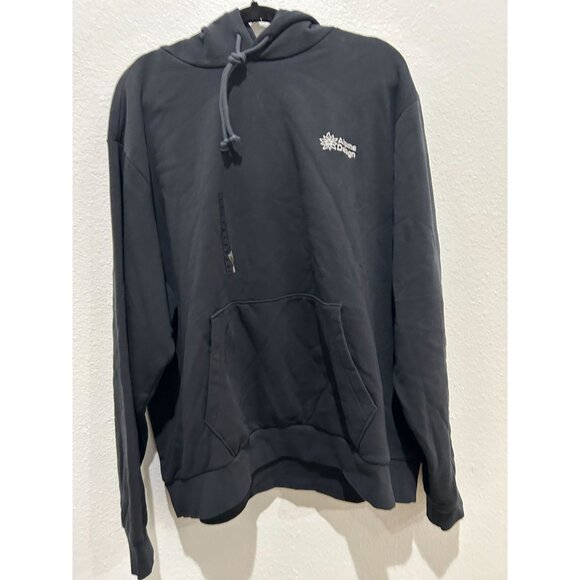 NEW Alpine Design Men's Logo Fleece Hoodie, S, Deep Charcoal MSRP - Picture 1 of 4